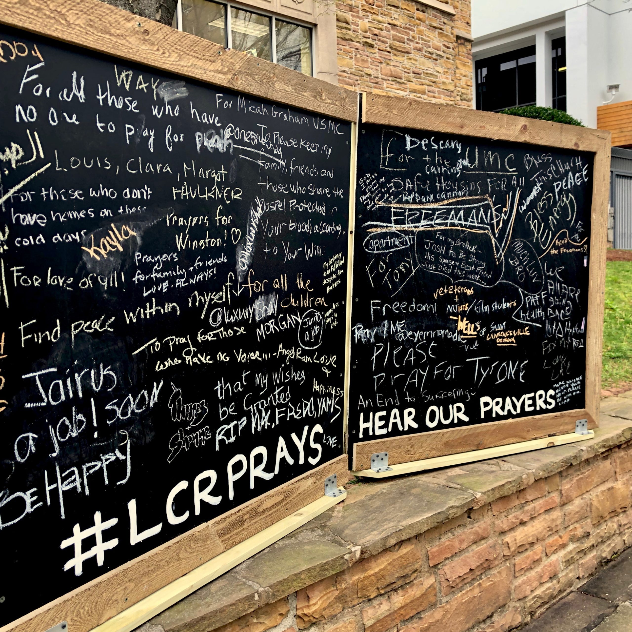 Redeemer's Prayer Wall Makes Local News - Lutheran Church Of The Redeemer